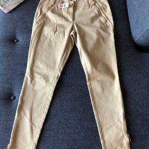 Michael Kors zipper-detail stretchy pants